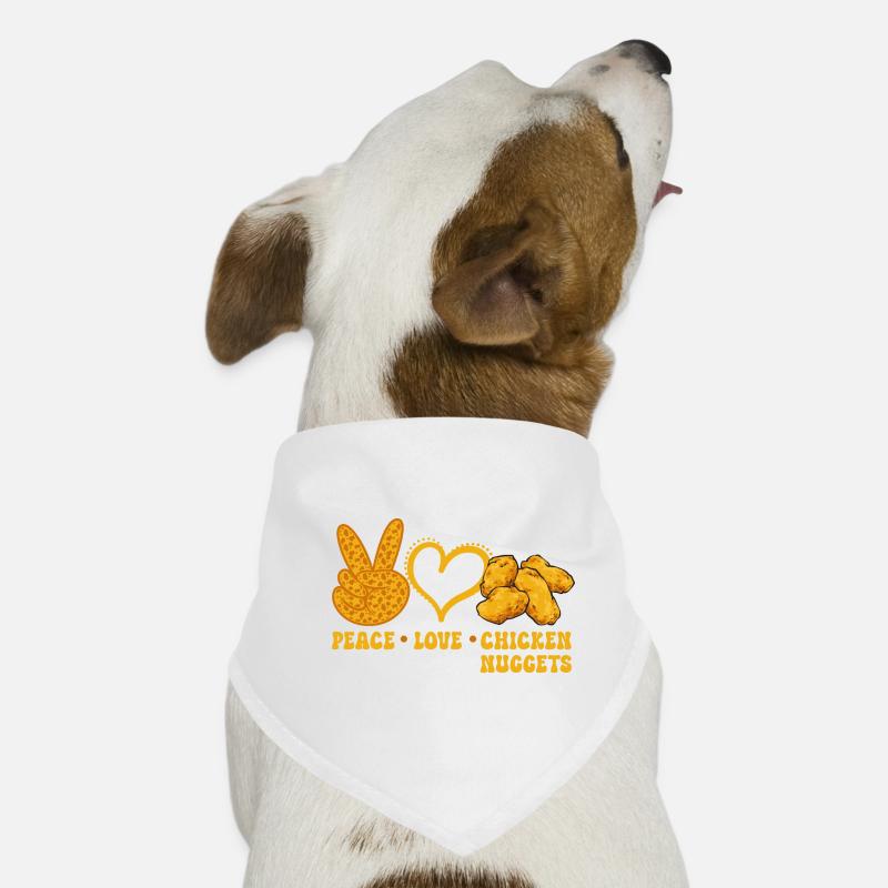 Nuggets de poulet Nuggets de poulet Bandana pour chien