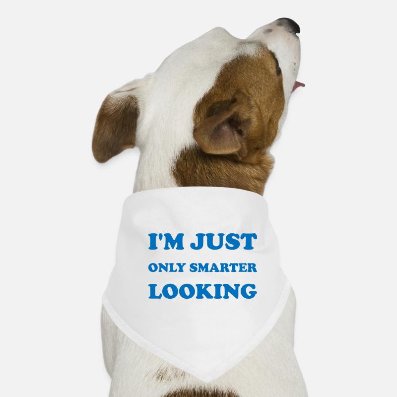 Je suis comme toi seulement plus intelligent et plus beau3 Bandana pour chien