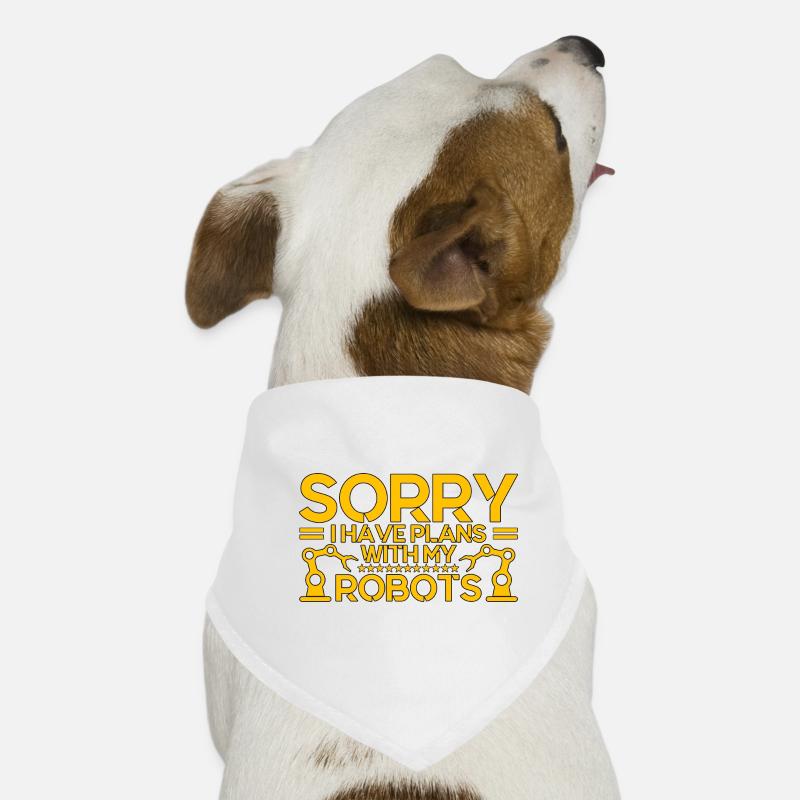 Robotik Ingenieur Lehrer Technik Geschenk Hunde-Bandana