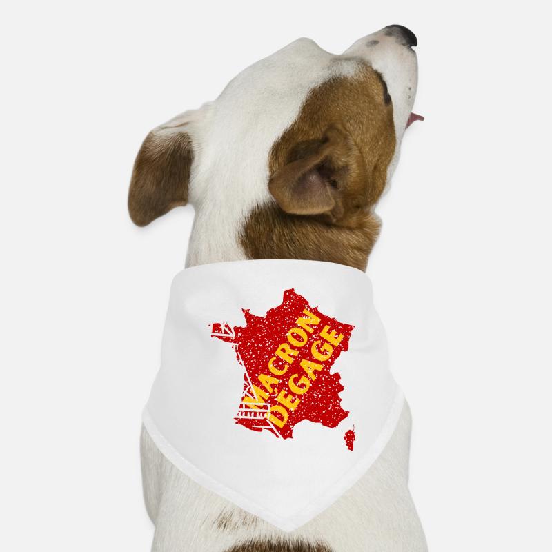 MACRON DÉGAGE Bandana pour chien