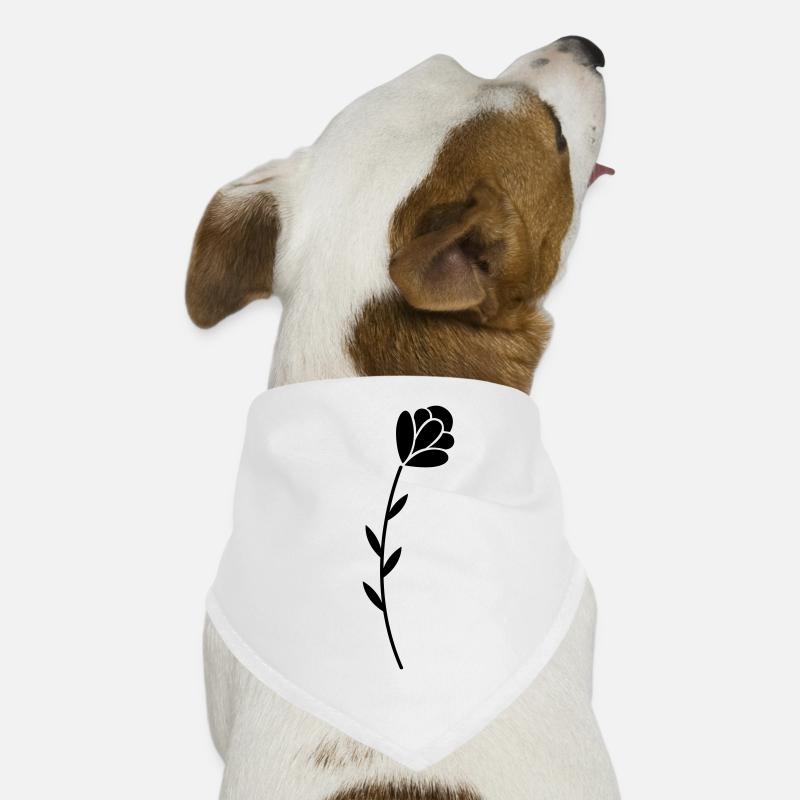 Blume Hunde-Bandana