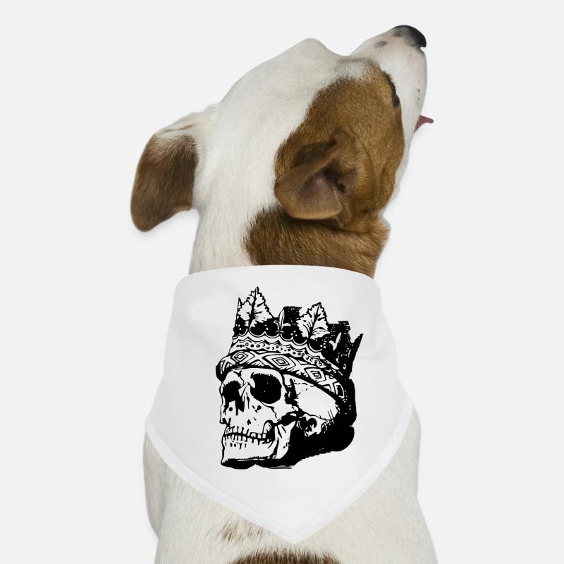 König Skull Hunde-Bandana