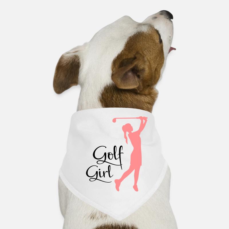 Golf - Hunde-Bandana - Weiß