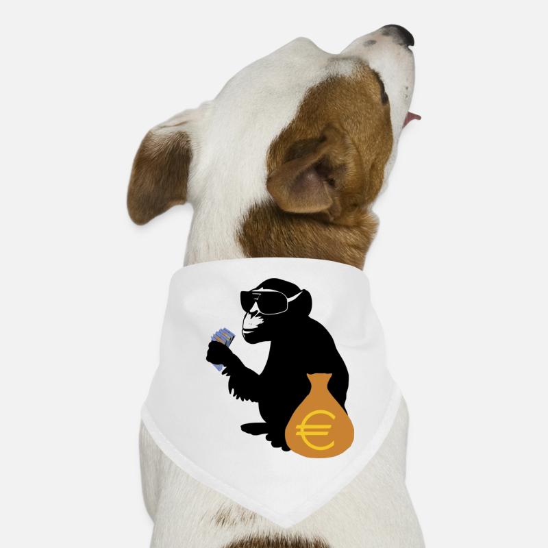 Euro monkey Dog Bandana