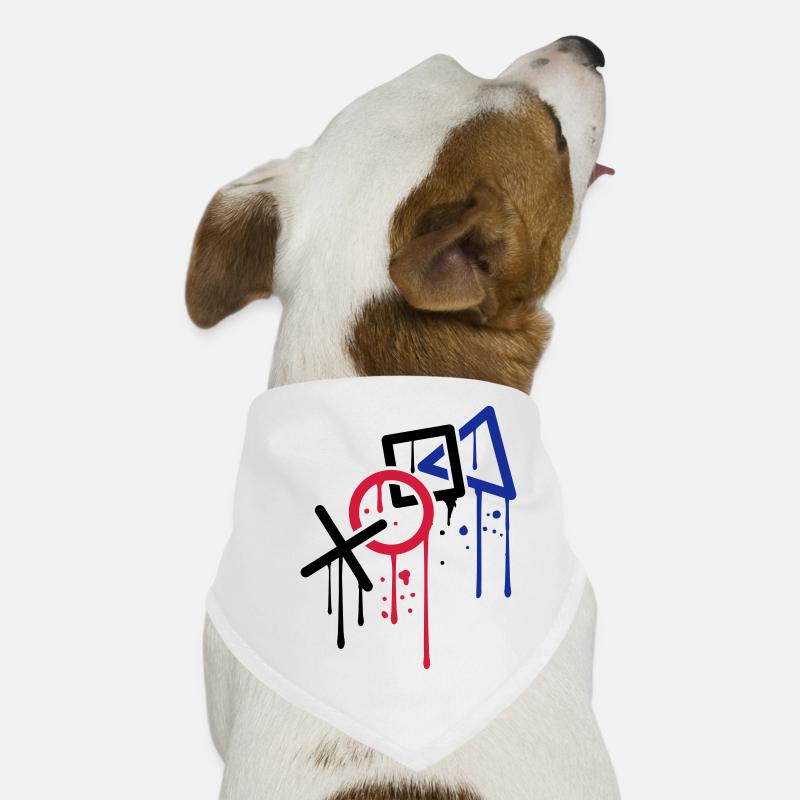 drop graffiti controller silhouette cool x square Dog Bandana