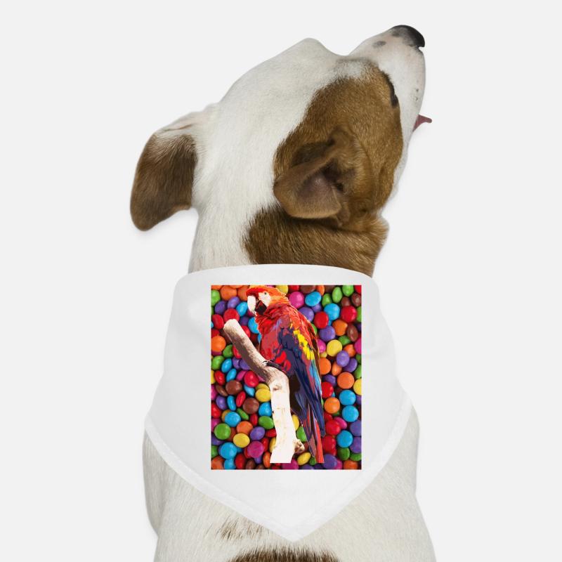 Papagei Hunde-Bandana