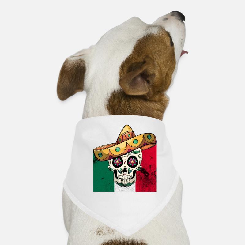 Crâne mexicain Bandana pour chien