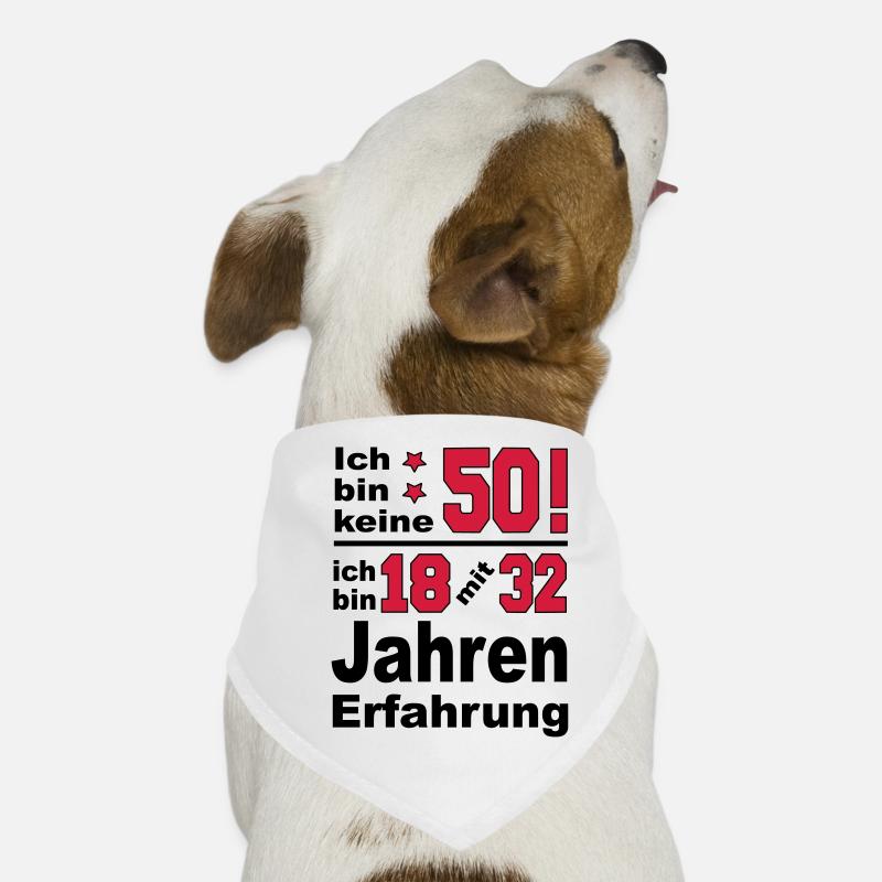Geburtstag 50 Hunde-Bandana