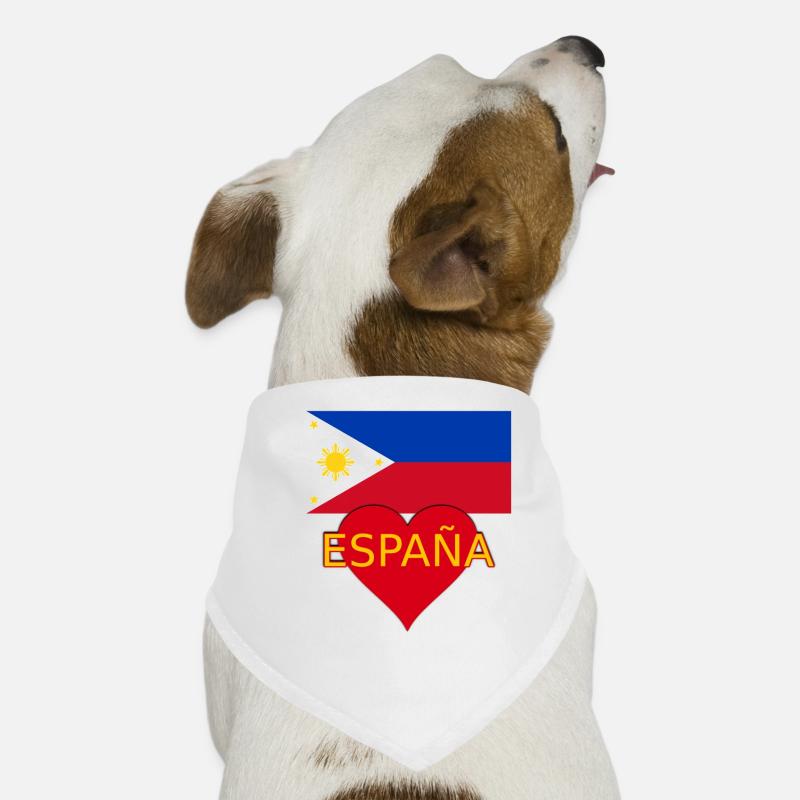 Drapeau Philippines Espagne Bandana pour chien