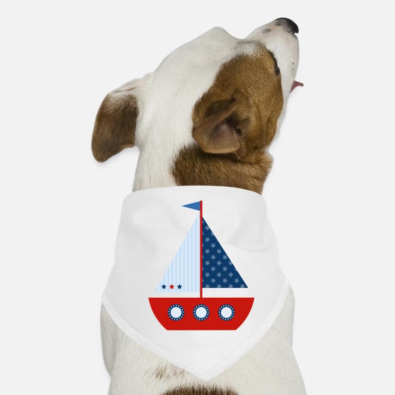 Segelboot Hunde-Bandana