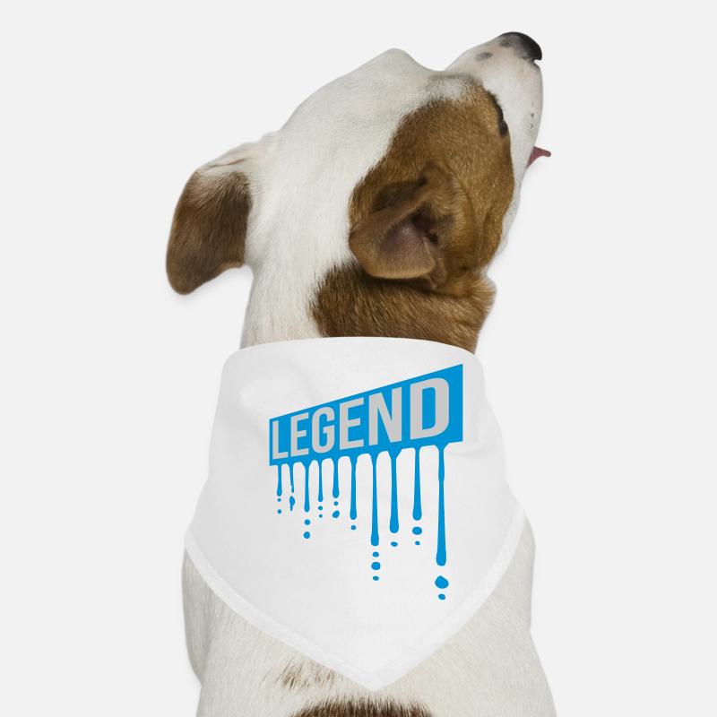 Legend Shield Graffiti Gouttes Bandana pour chien
