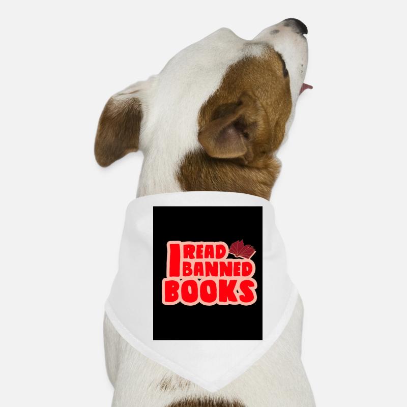 J’ai lu des livres interdits 33 Bandana pour chien