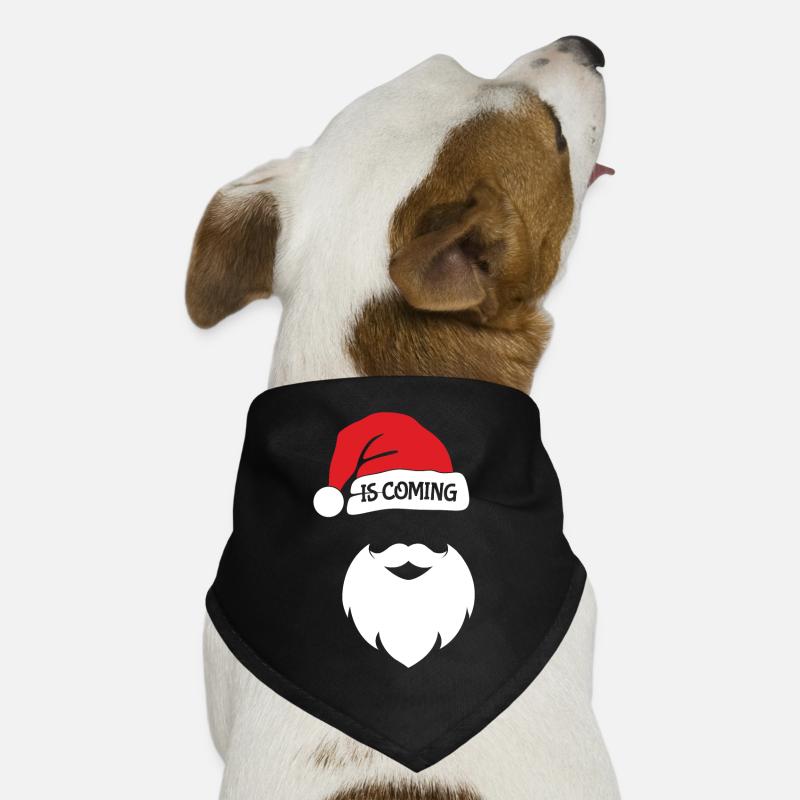 Le père Noël arrive Bandana pour chien
