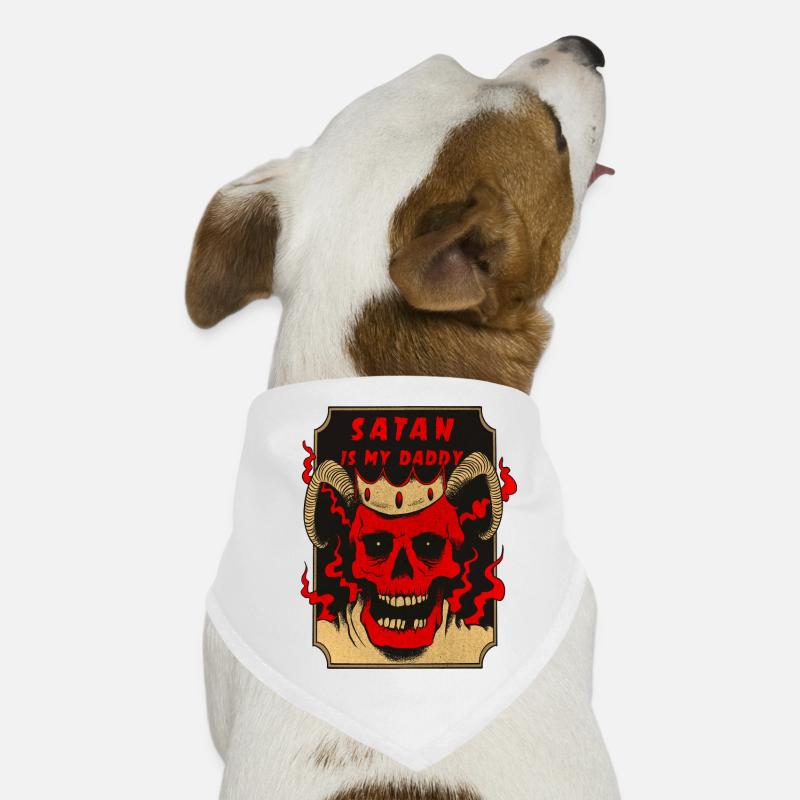 Satan Is My Daddy Dog Bandana