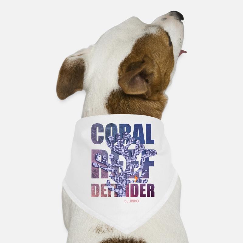 Coral Defender Crew by .NEMO - Bandana pour chien - blanc