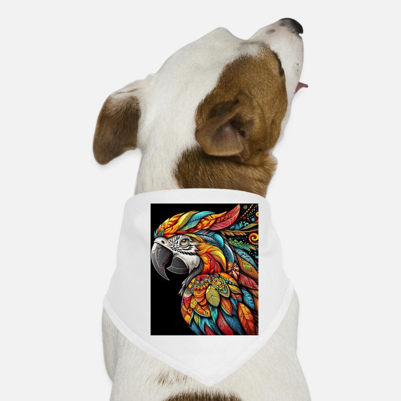 Perroquet Bandana pour chien
