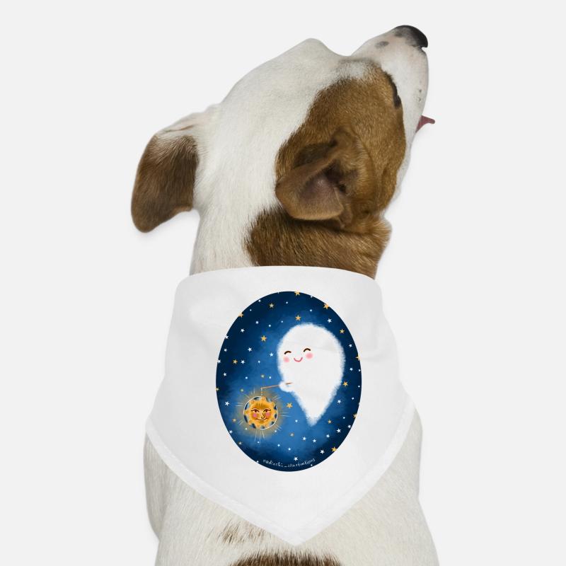 Fantôme avec lanterne Bandana pour chien