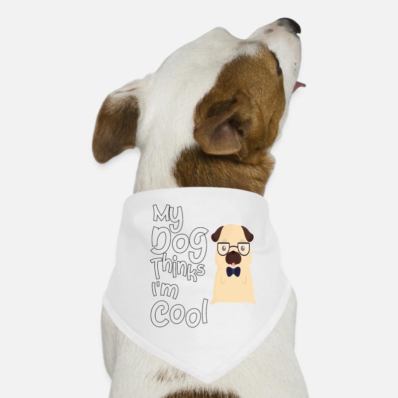 Mon chien pense que je suis cool Bandana pour chien