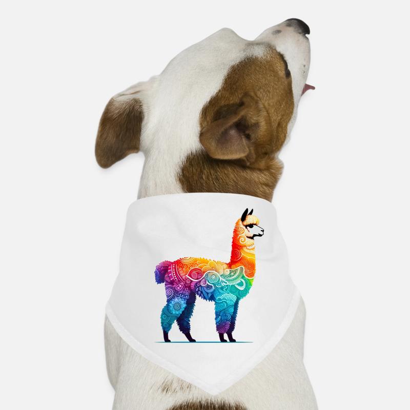 Alpaka Hunde-Bandana