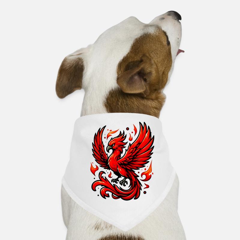 Red Phoenix Dog Bandana