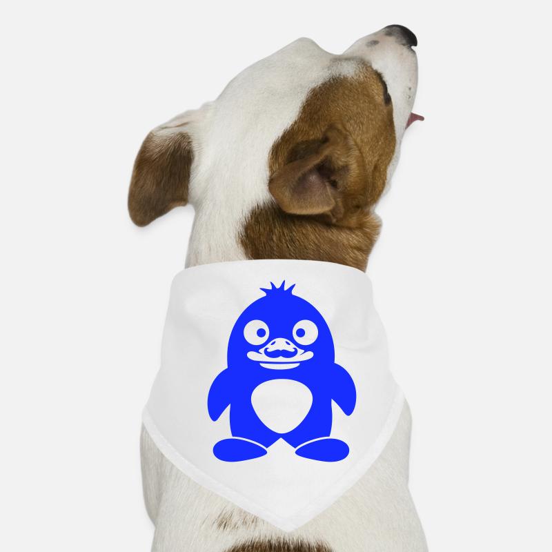 Pinguin Schnurrbart Sir Mr. Herr Mustache Bart Hunde-Bandana