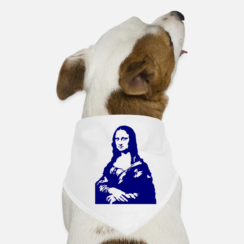 Mona Lisa Dog Bandana