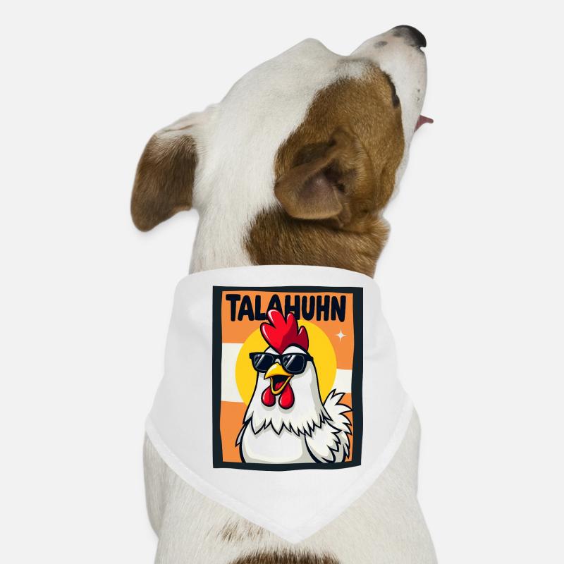 TALAHUHN Funny Saying Meme German Rap Carnival Dog Bandana