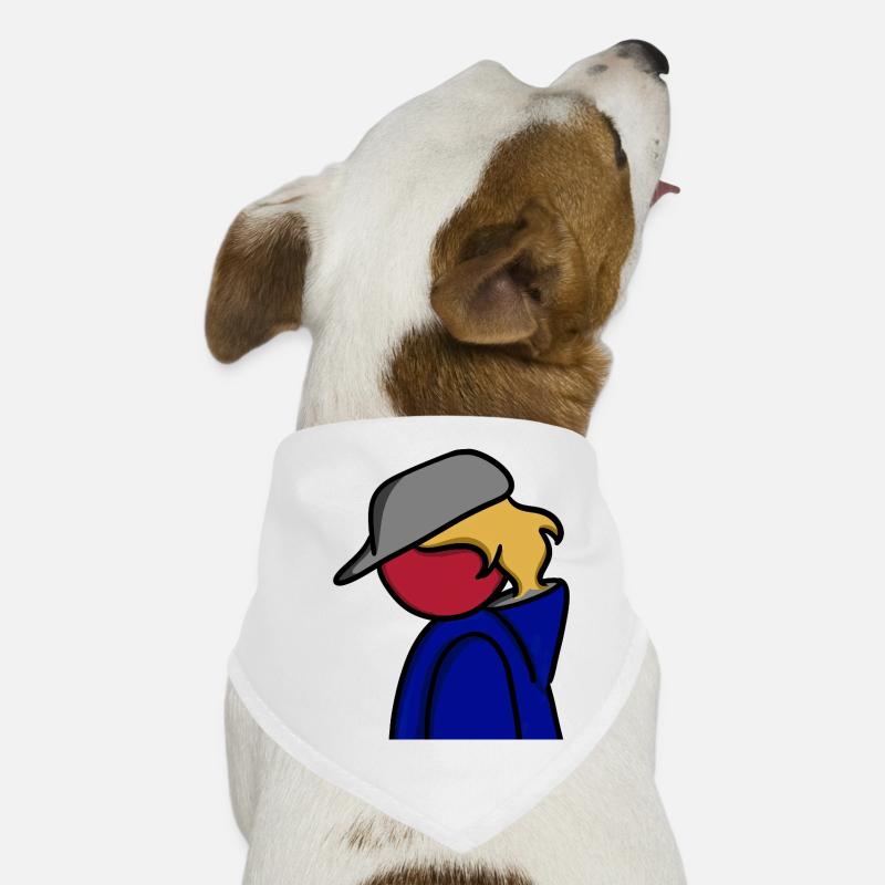 Un regard vers le bleu Bandana pour chien