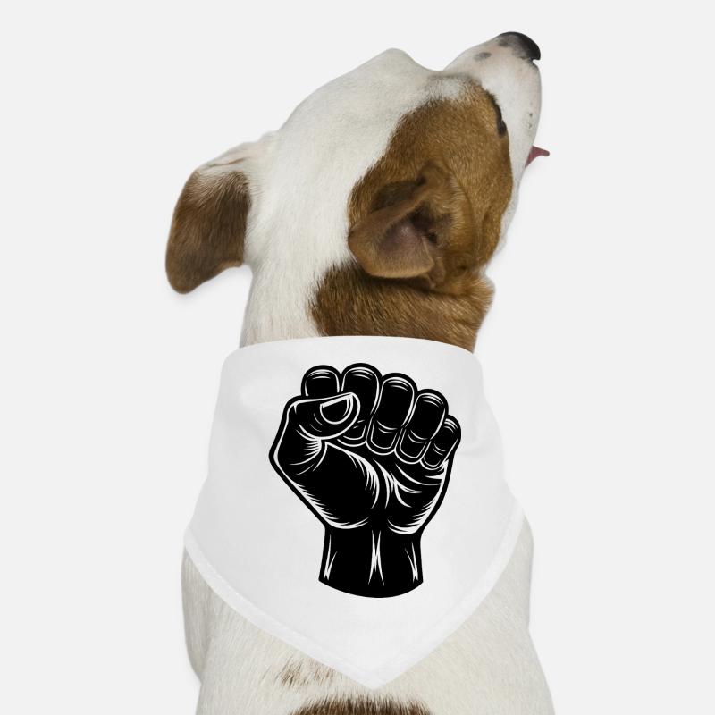 Geballte Faust Hunde-Bandana
