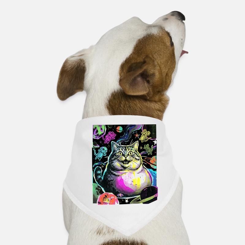 Thick Space Cat Dog Bandana