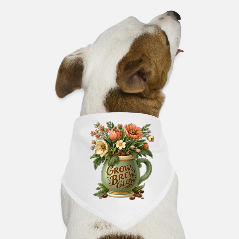 Grow Brew Glow Mug Flora Hunde-Bandana