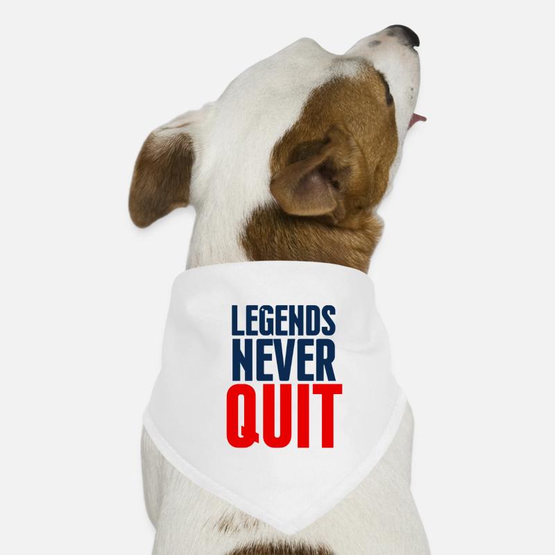 Legends Never Quit Bold Dog Bandana
