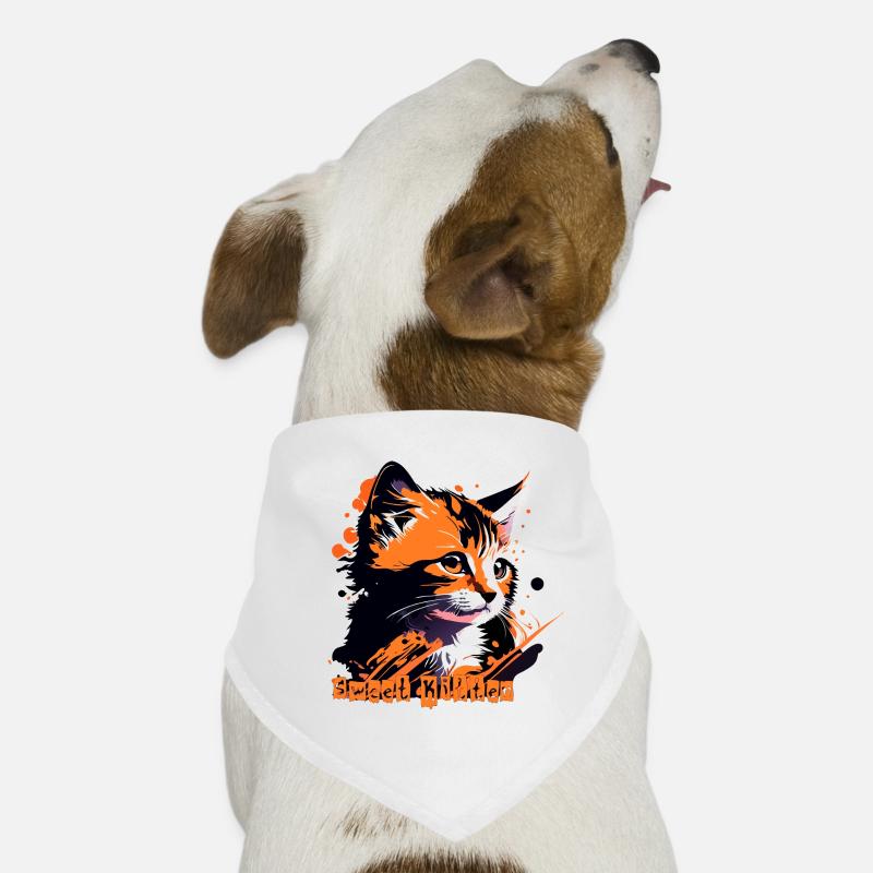 little kitten, cat tabby Dog Bandana