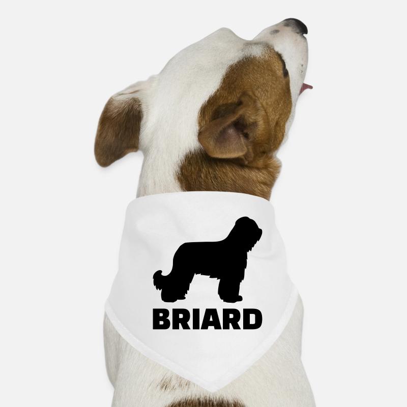 Briard Hunde-Bandana