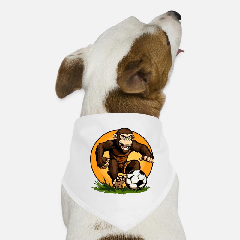 Affen Fussball Hunde-Bandana