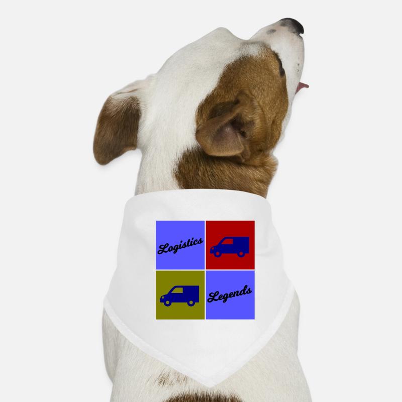 Légendes de la logistique Bandana pour chien