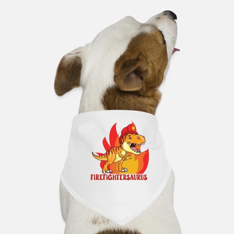 Firefightersaurus Dino Firefighter Service d'incendie Bandana pour chien