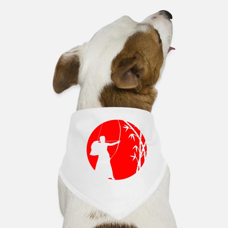 Tir à l'arc - Japon traditionnel Bandana pour chien