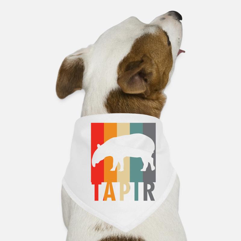 Tapir - Retro Design Proverbe Bandana pour chien