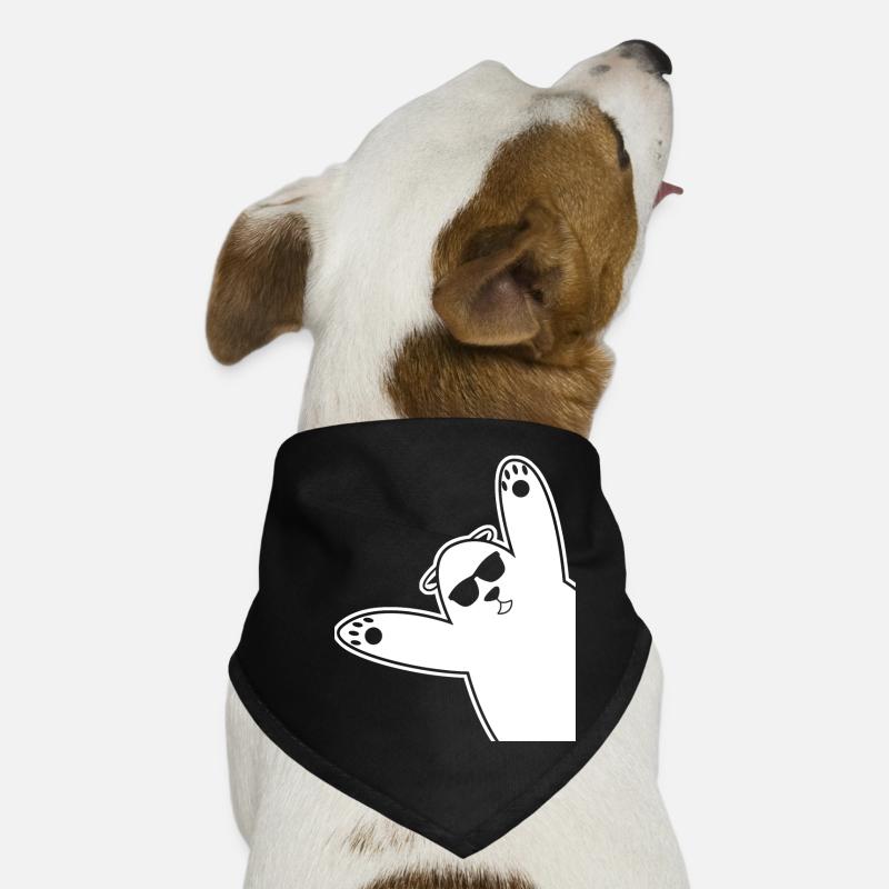 Polar Bear Polar Bears with Sunglasses Dog Bandana