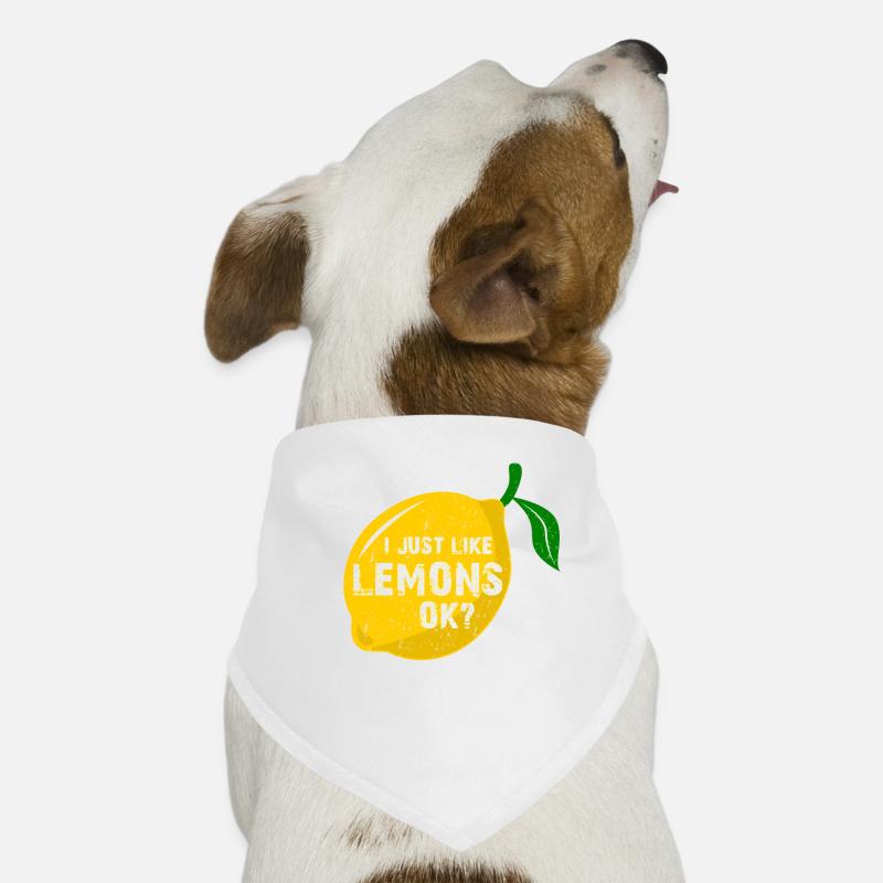 Lemon saying funny Dog Bandana
