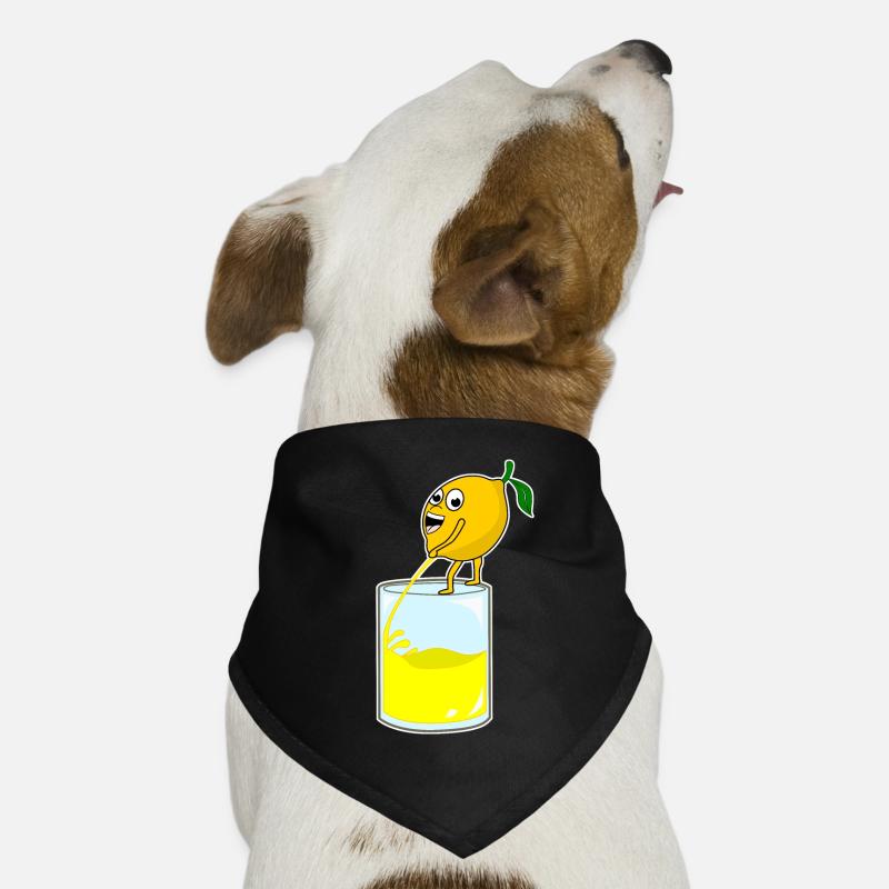 Lemon pees Dog Bandana