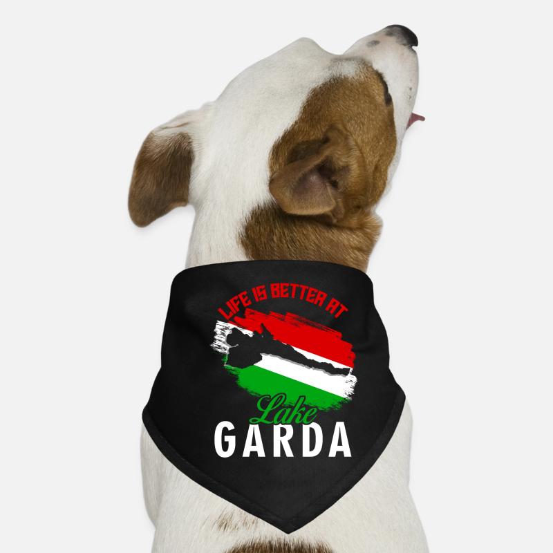 Lac de Garde Lago di Garda Bandana pour chien