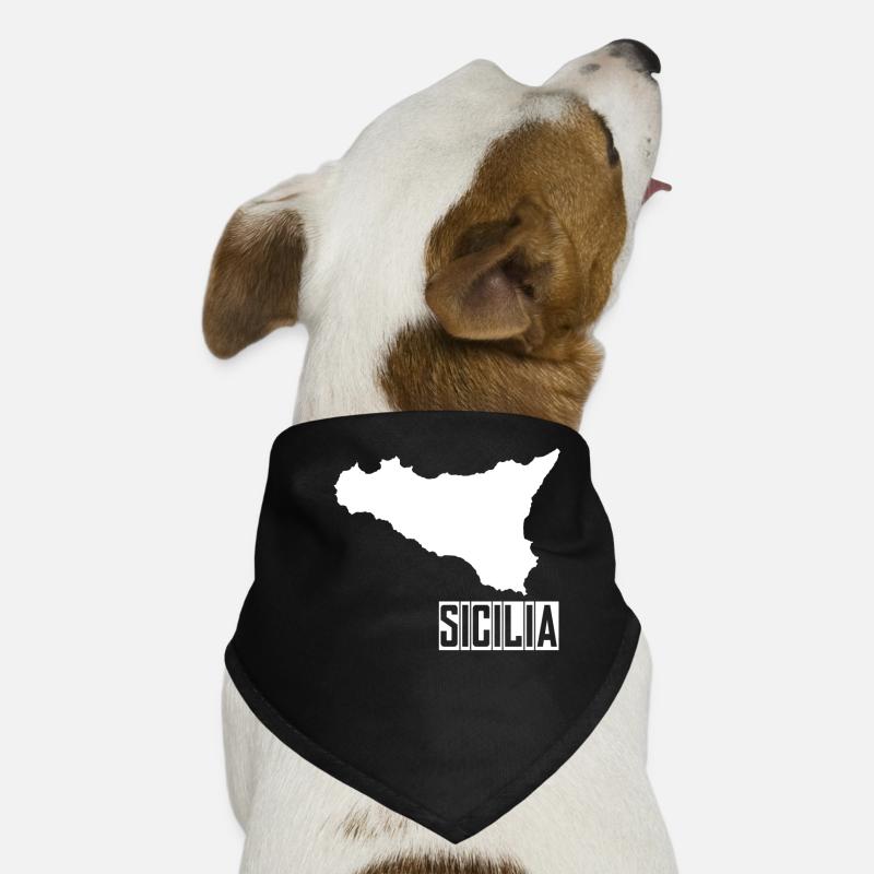 Sicile Sicile Bandana pour chien