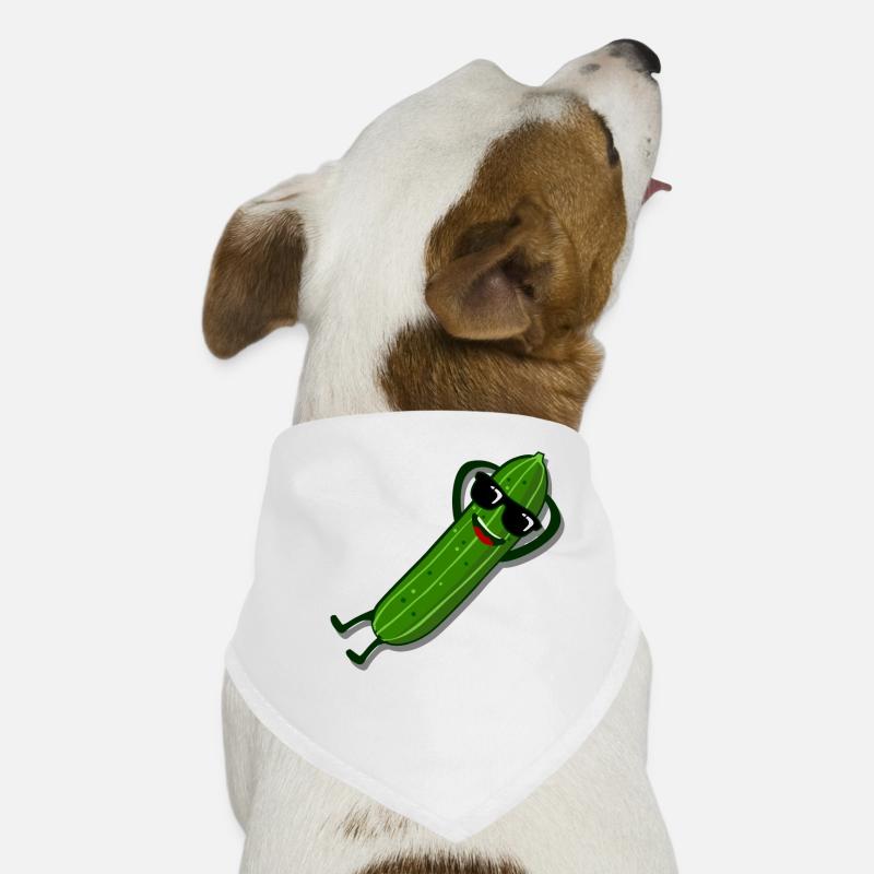 Cucumber Sunglasses Cucumbers Dog Bandana
