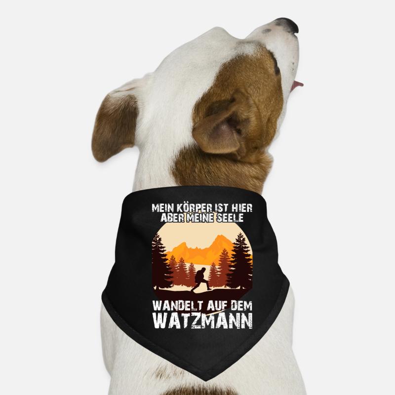 Watzmann Bergsteiger Wandern Hunde-Bandana