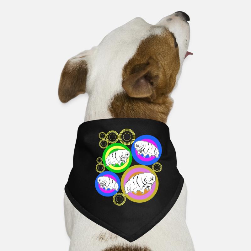 Tardigrade Retro Wasserbär Tardigrades Hunde-Bandana