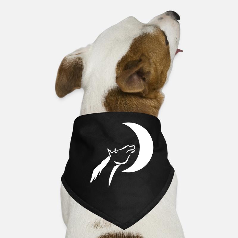 Cheval d’équitation Chevaux Cavalier de lune Bandana pour chien