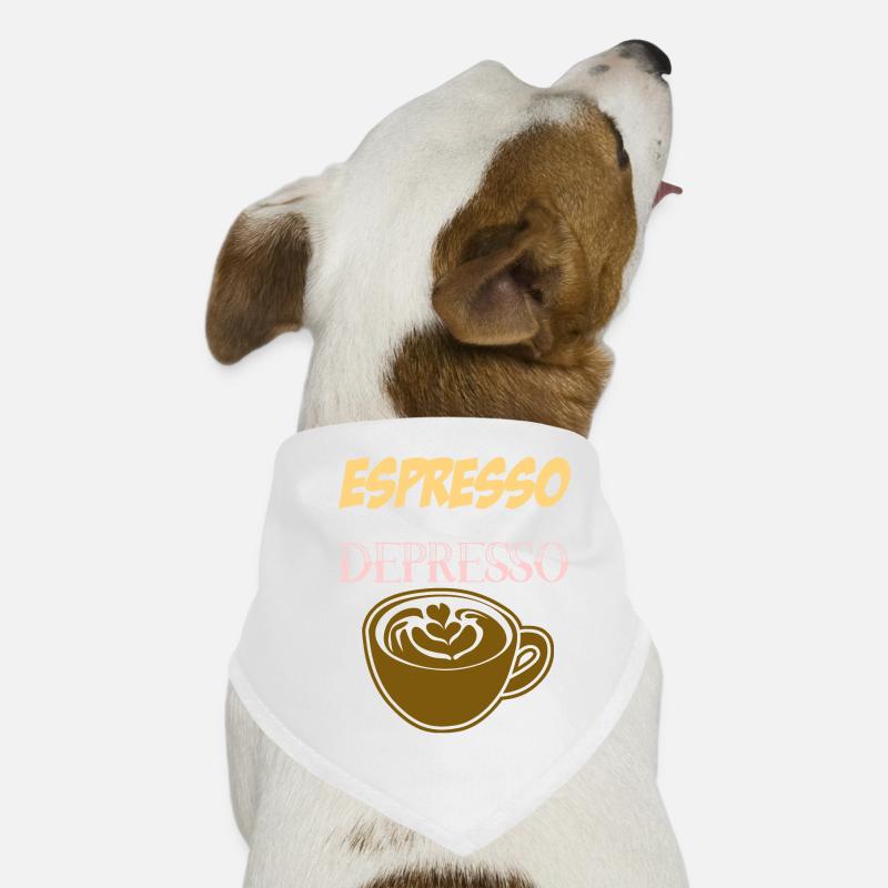 Espresso else Depresso Bandana pour chien
