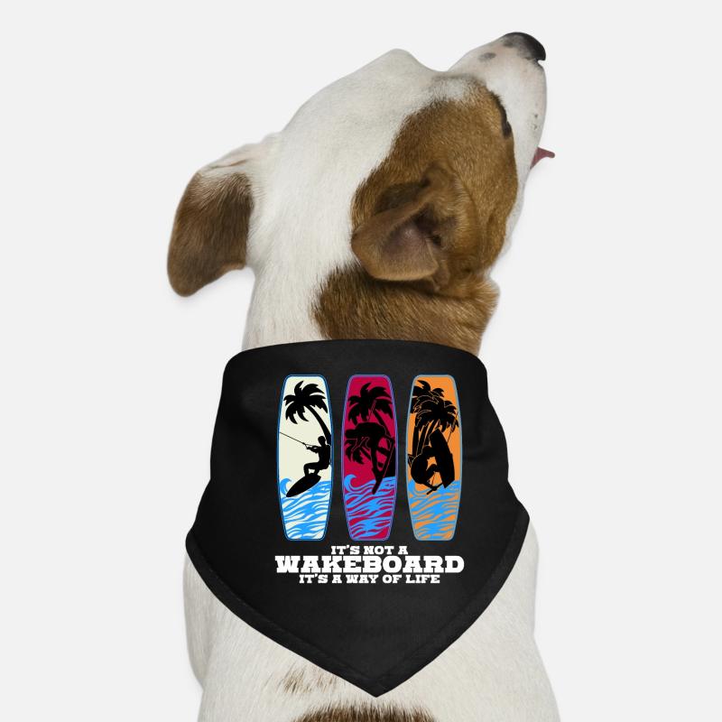 Wakeboard Wakeboarder Wakeboards Dog Bandana
